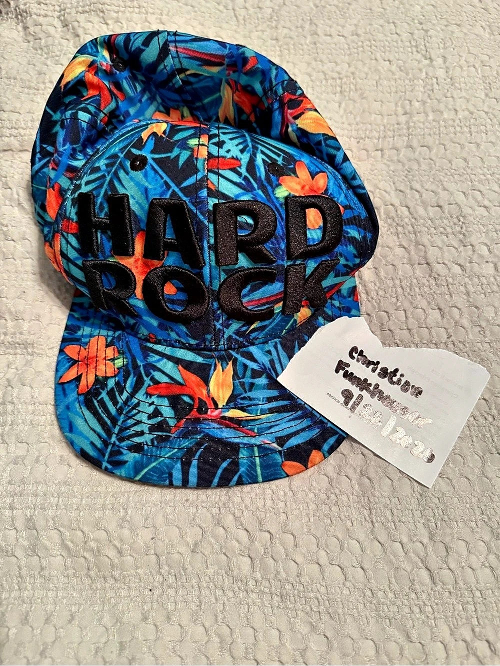 Hat Blue & Orange Hard Rock Tampa